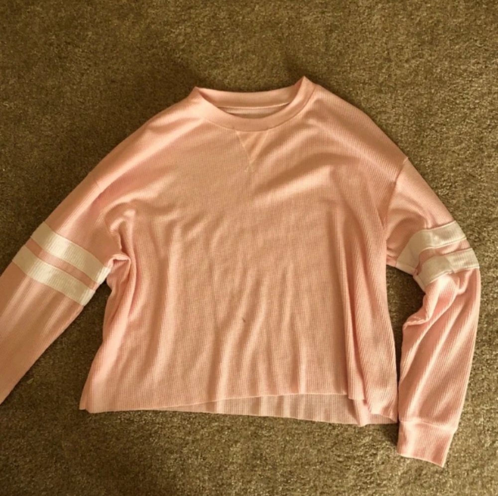 Hollister waffle top size medium